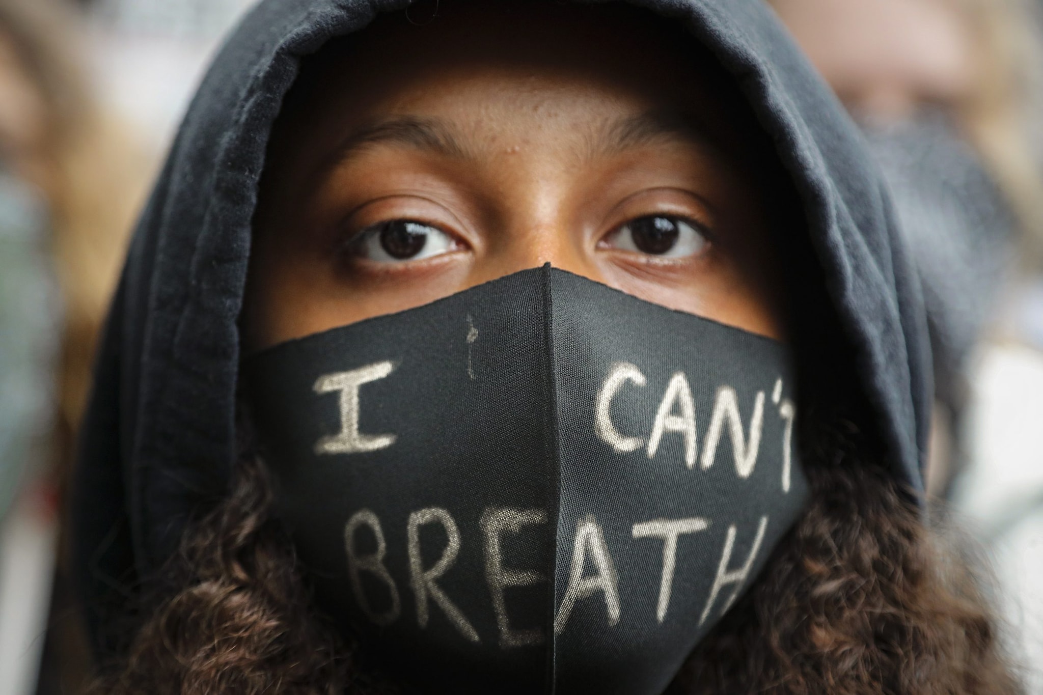 Dalla manifestazione del movimento Black Lives Matter a Londra