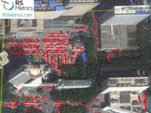 Immagini dal satellite a Wuhan.