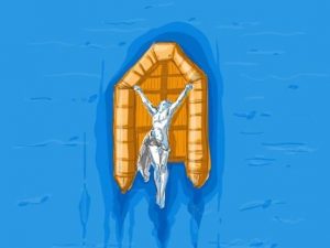 Il logo dell’appello ’I sommersi e i salvati’