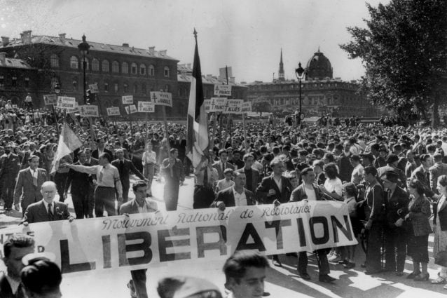 Liberazione di Parigi dai tedeschi nel 1944