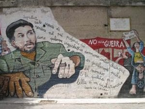 Murale del "Che" ad Orgosolo, in Sardegna
