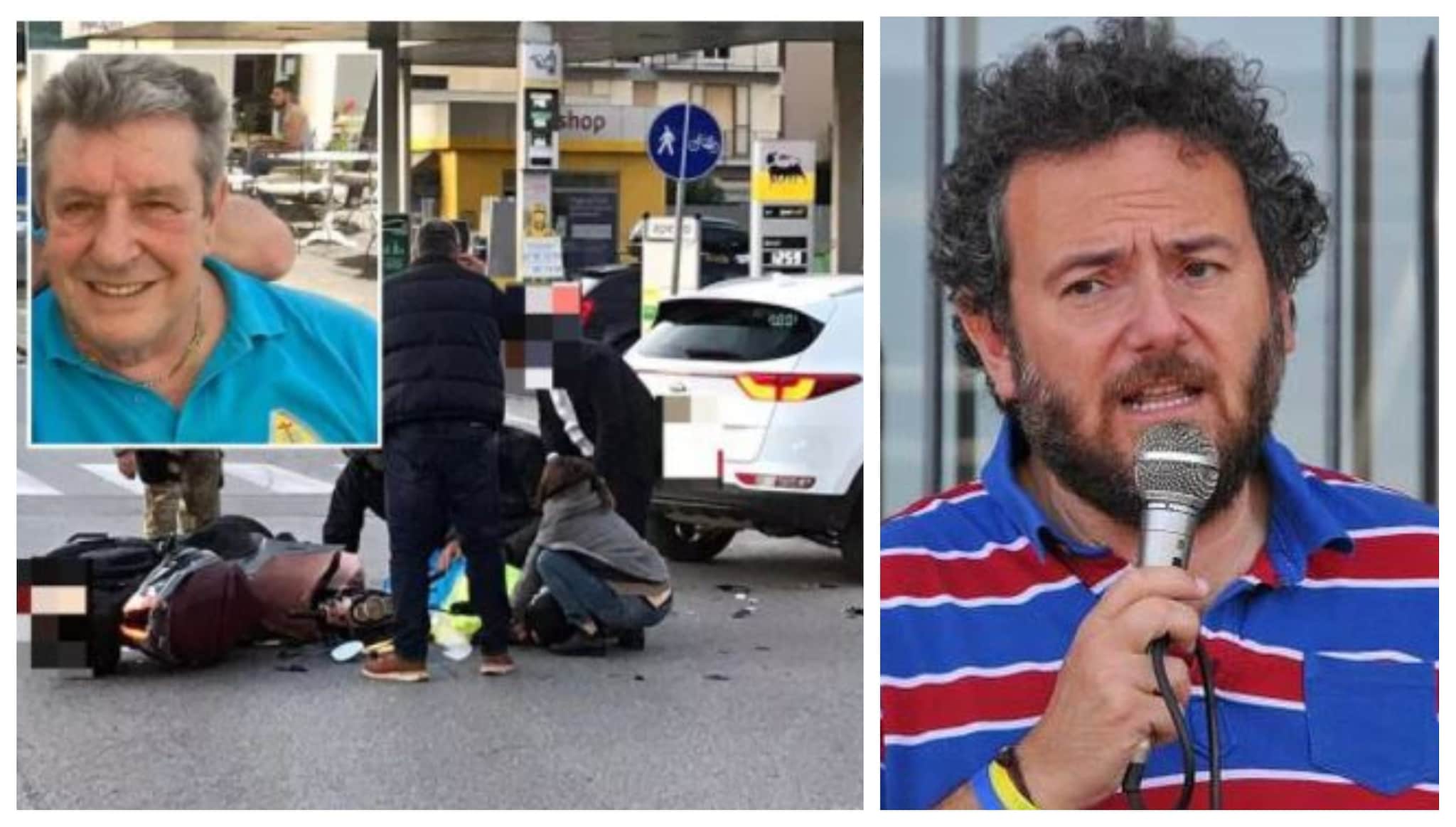 Roberto Zagni, nel riquadro a sinistra. A destra il consigliere Francesco Gazzetti