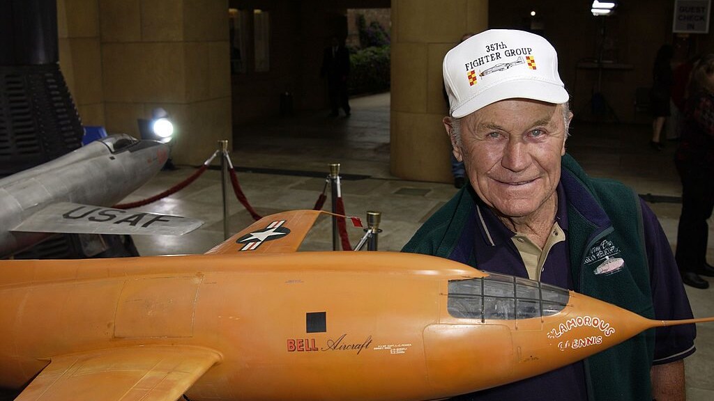 Chuck Yeager (Getty).