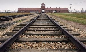 Entrata del campo di concentramento di Auschwitz