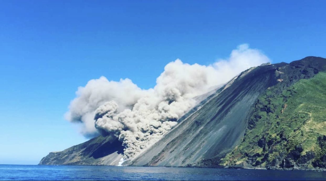 L’eruzione dello Stromboli