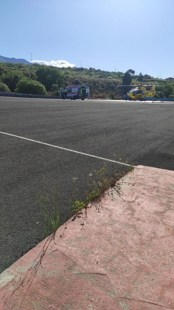 I soccorsi intervenuti sul posto (Protezione Civile Adrano)