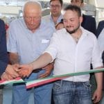 Enrico Bonvicini con il figlio Luca