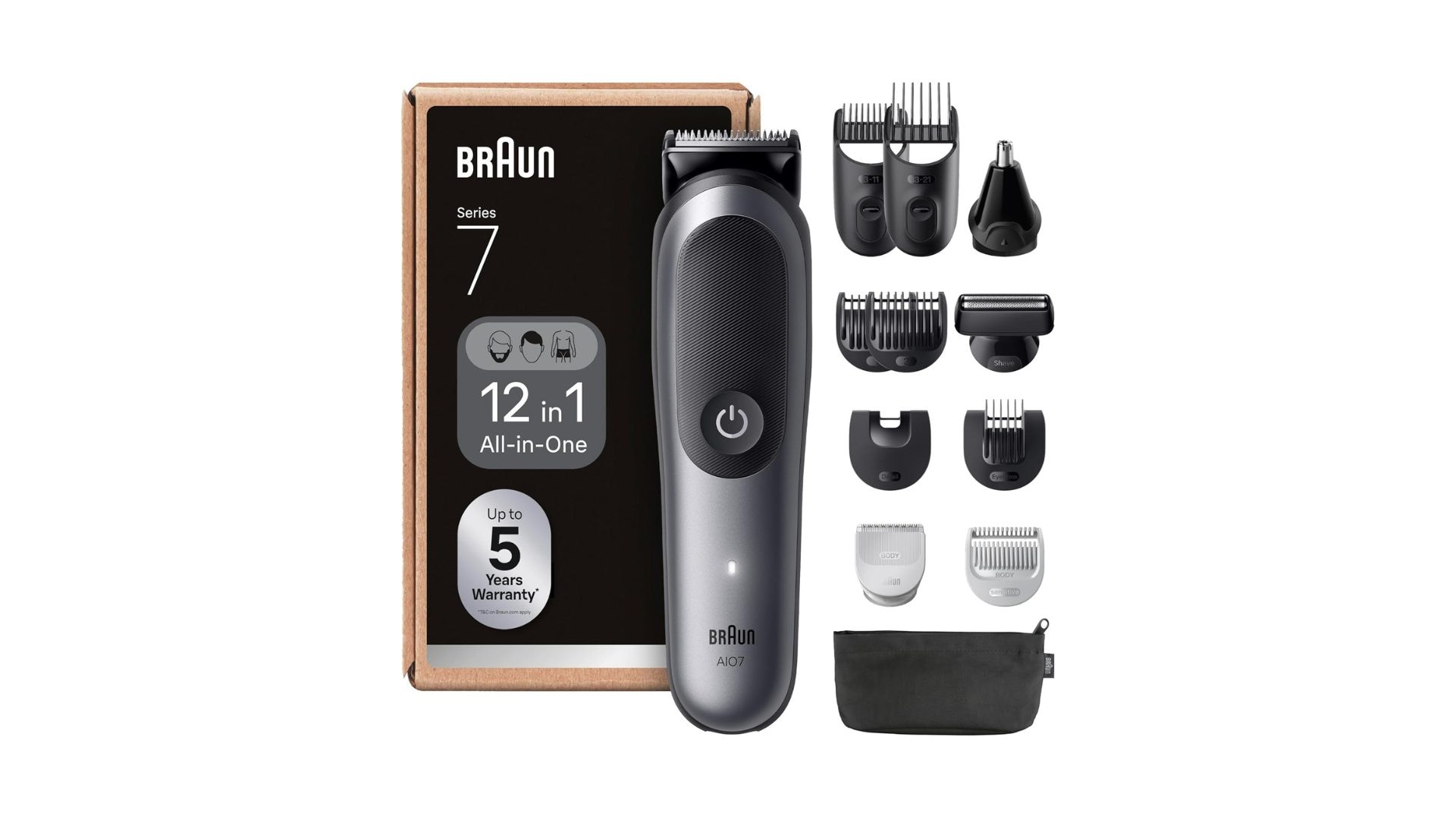 Braun All-In-One Series 7 AIO7545 Rifinitore e Tagliacapelli
