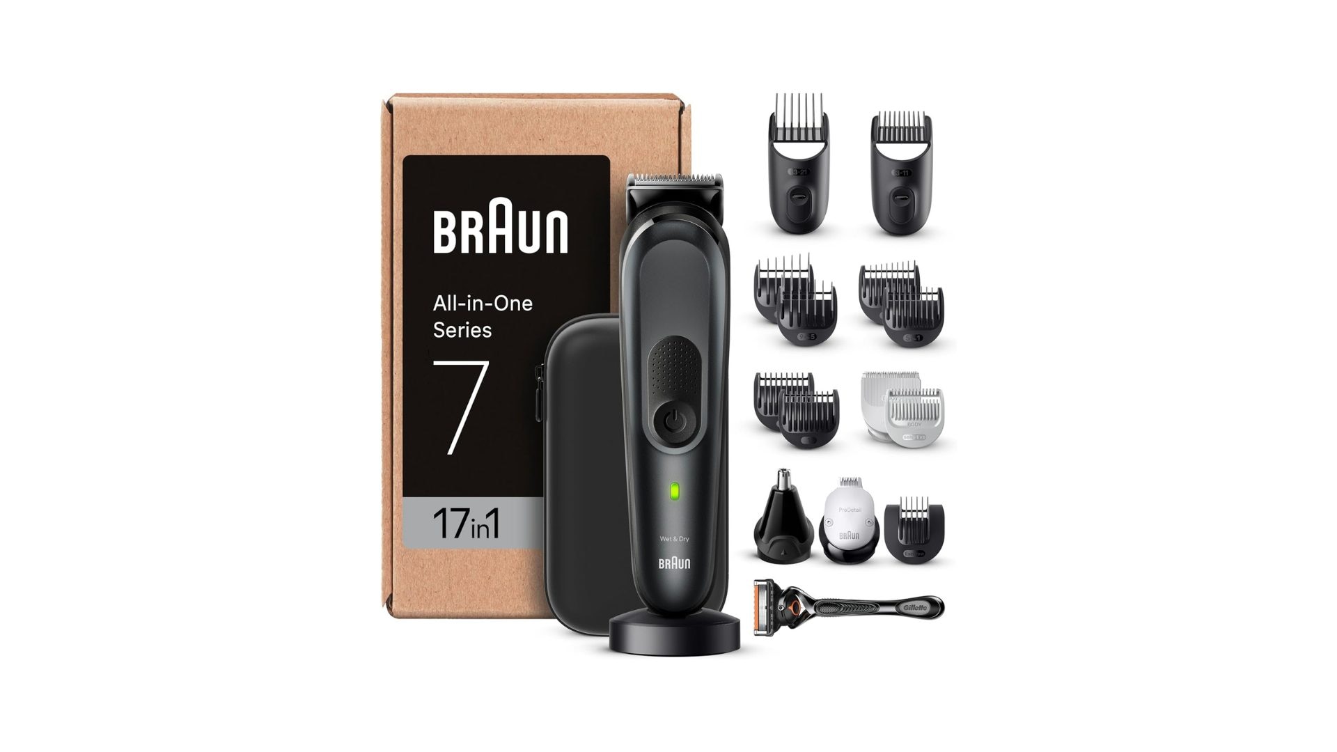 Braun All in One Series 7 17 in 1 Regolabarba e Tagliacapelli
