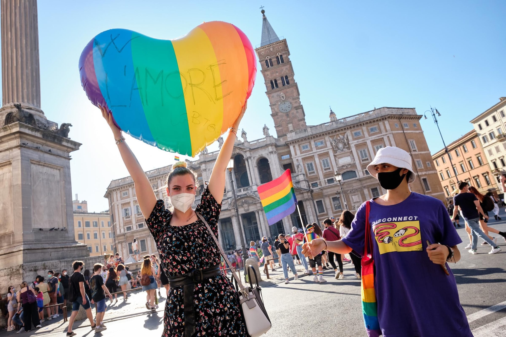 Manifestazione per i diritti delle persone gay