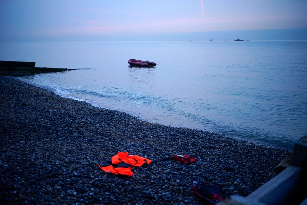 Un gomme giunto sulle spiagge del Kent