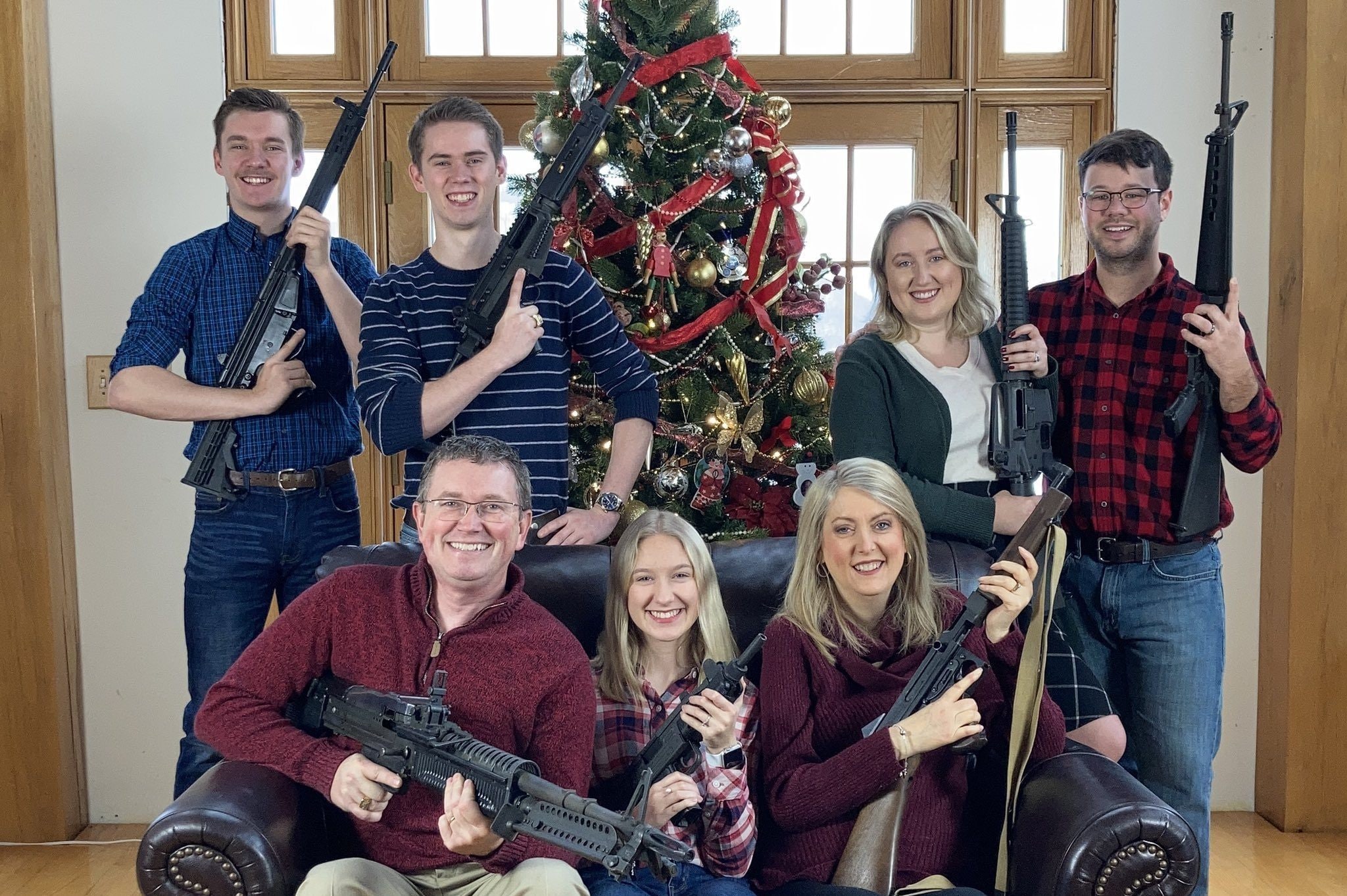 Thomas Massie e la sua famiglia