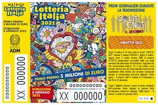 Lotteria Italia 2023, i 5 biglietti vincenti di prima categoria: vinti 5 milioni di euro a Bologna