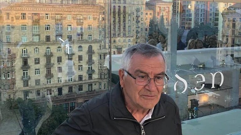 Artemio Berto in visita a Kiev