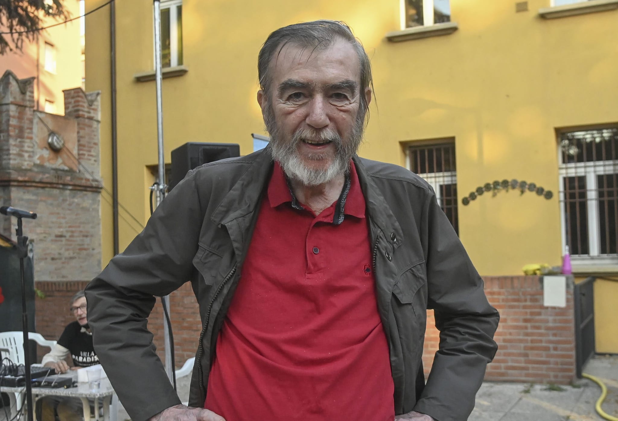 Lo scrittore Valerio Evangelisti (Foto Guido Calamosca/LaPresse)