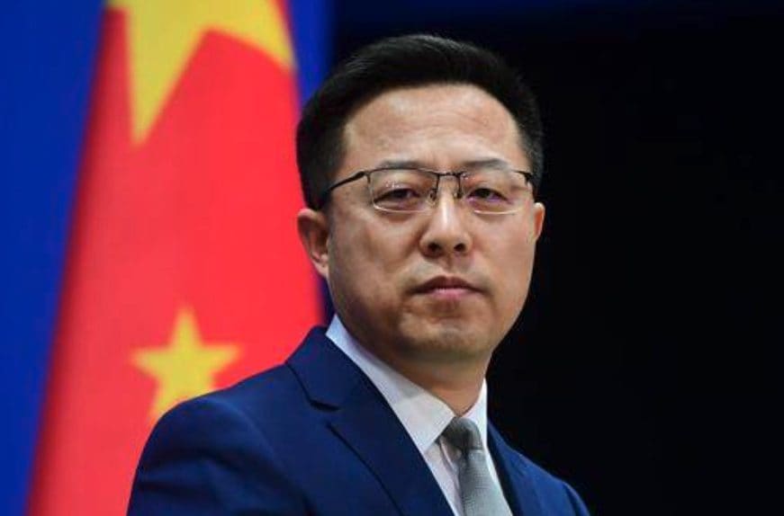 Portavoce del ministro degli Esteri cinese Zhao Lijian