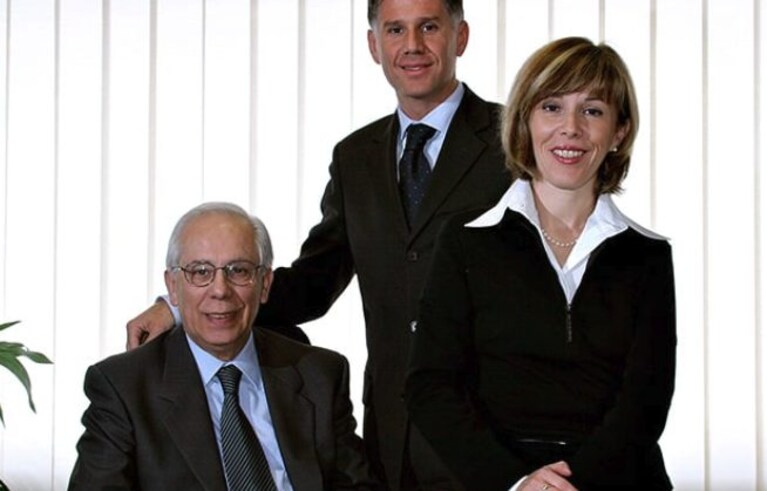 Aldo Balocco insieme ai figli Alberto e Alessandra (sito ufficiale Balocco).