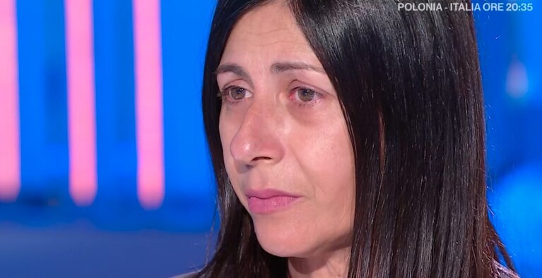 Stefania Matteuzzi a Domenica In.