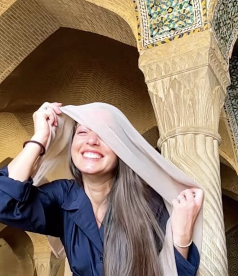 Alessia Piperno in viaggio
