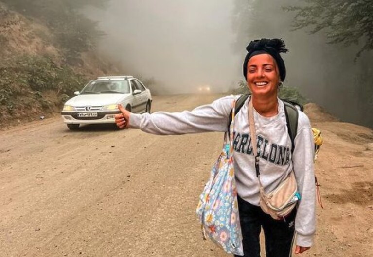 Alessia Piperno in viaggio