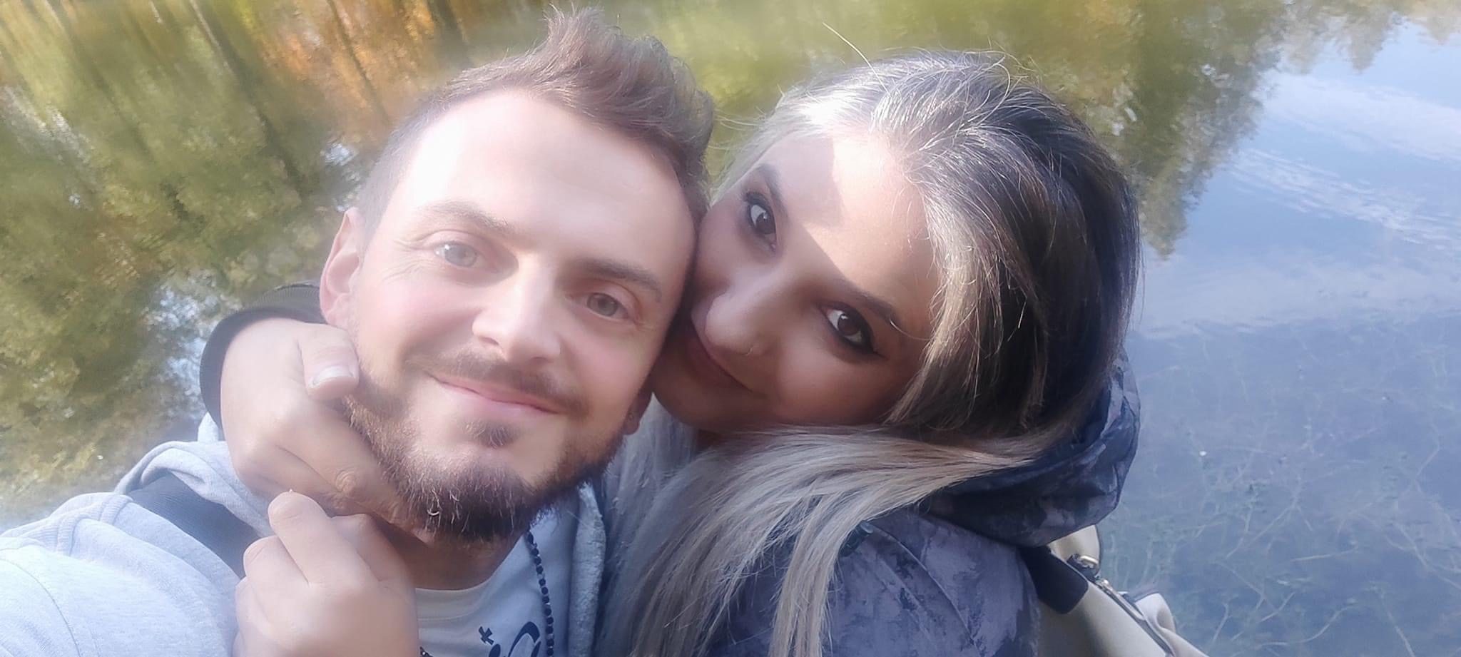 Alice Neri e il marito.
