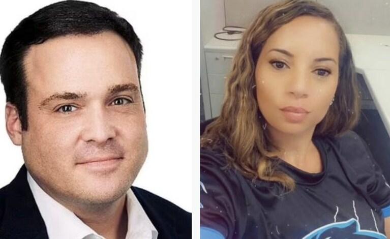 Da sinistra: Joshua Barrick e Juliana Farmer.