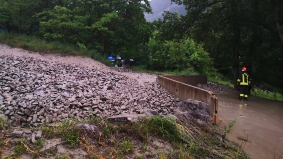 In Valle D’Aosta esondato il torrente Dailey,