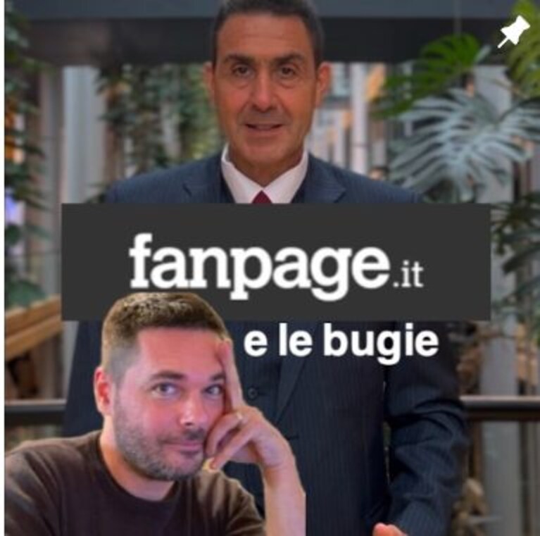 La copertina del reel di Roberto Vannacci contro Fanpage.it
