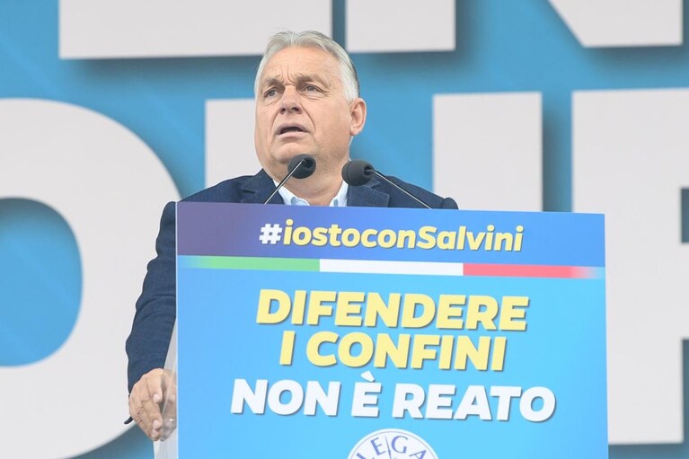 Orban a Pontida.