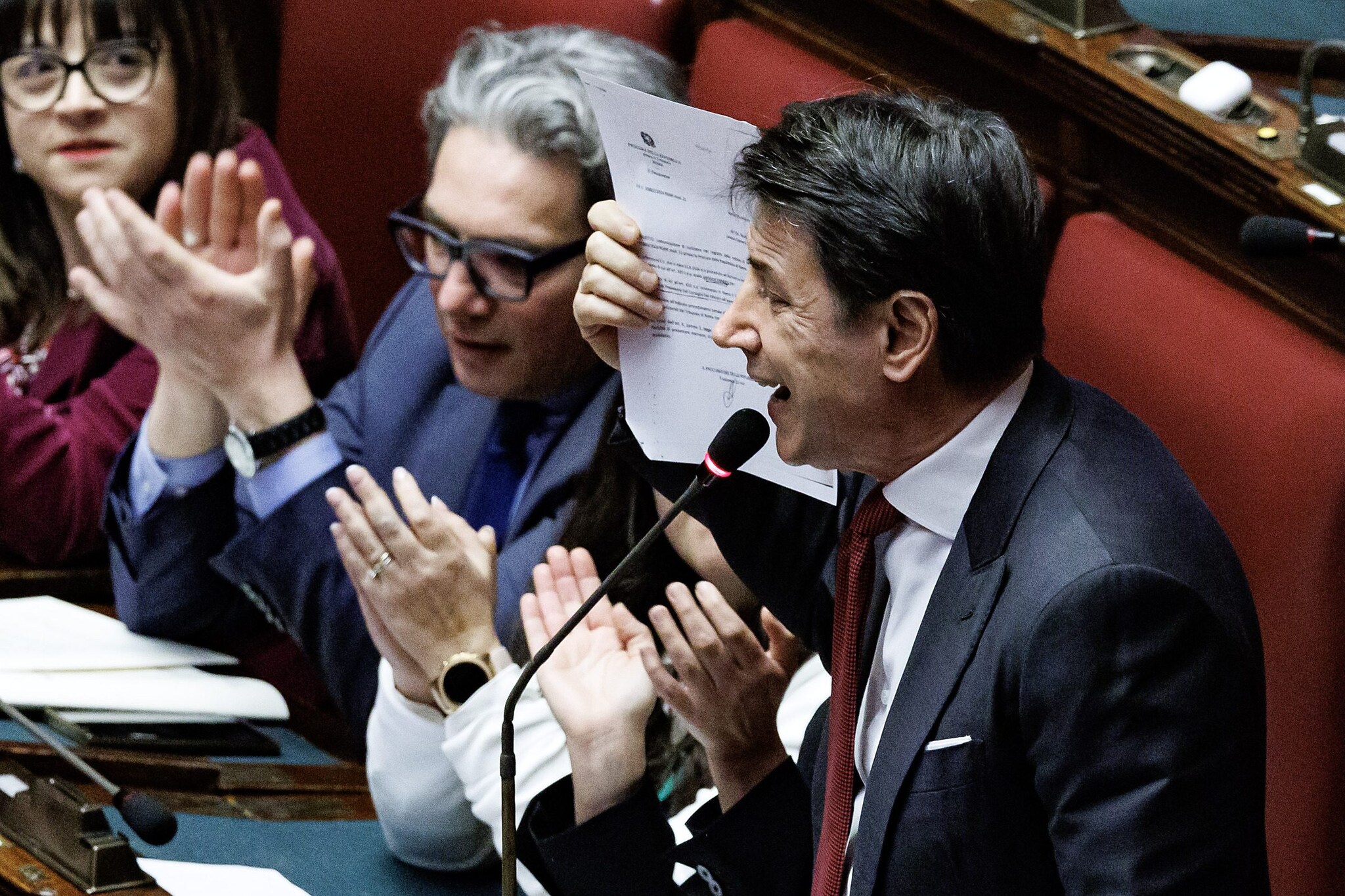 Giuseppe Conte Accusa Nordio Durante L informativa Alla Camera 