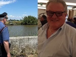 tocca un cavo elettrico con la canna mentre 232 a pesca rossano bondioli muore fulminato davanti alla moglie