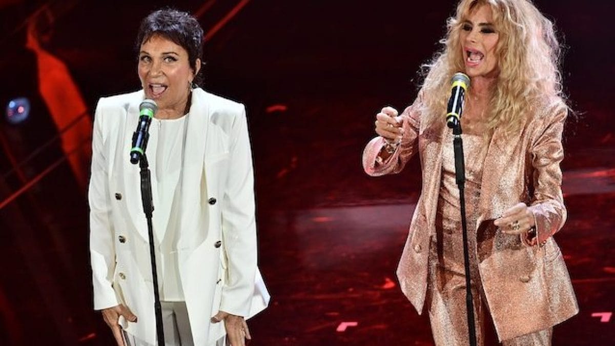 Angela Brambati e Marina Occhiena dei Ricchi e Poveri a Sanremo 2020 (Lapresse)