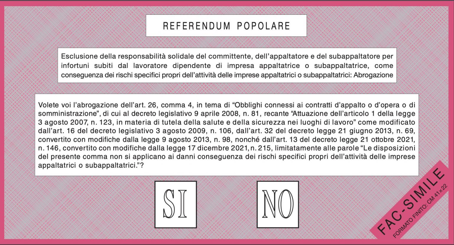 Referendum 2025, come e per cosa si vota l'8 e 9 giugno: orari, quesiti