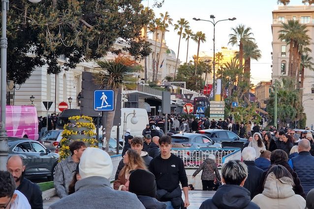 La città di Sanremo durante il Festival