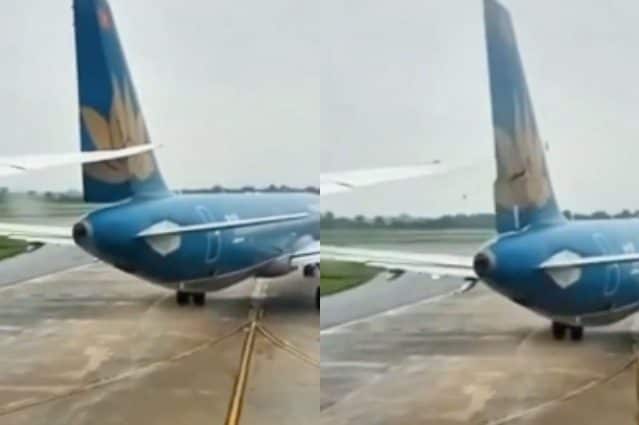 Dramma sfiorato in Vietnam, collisione tra due aerei in fase di decollo: ala trancia di netto timone