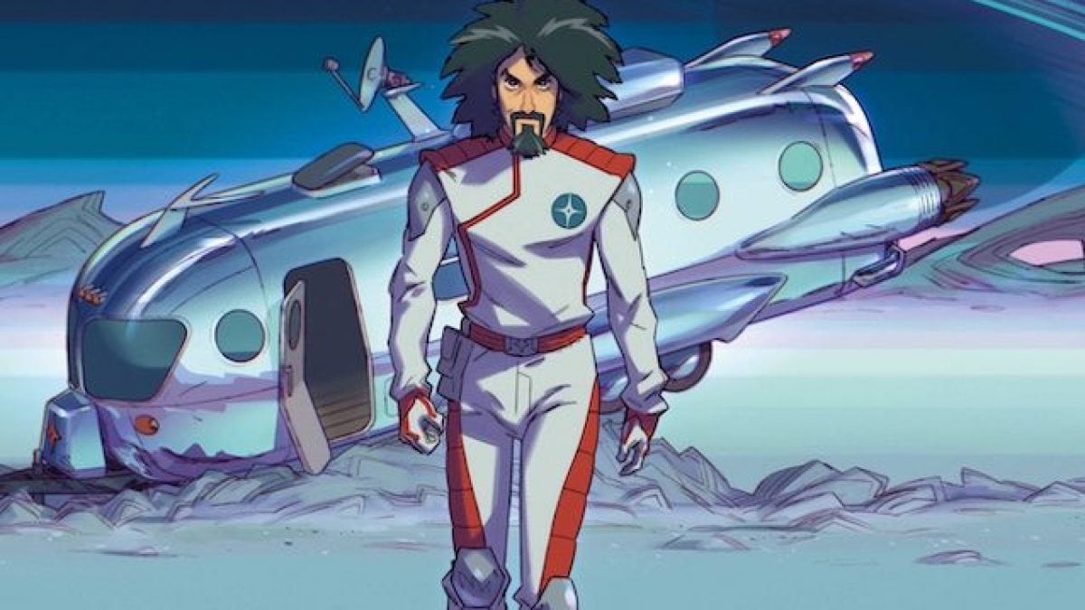 La copertina del nuovo album–fumetto di Caparezza Orbit Orbit