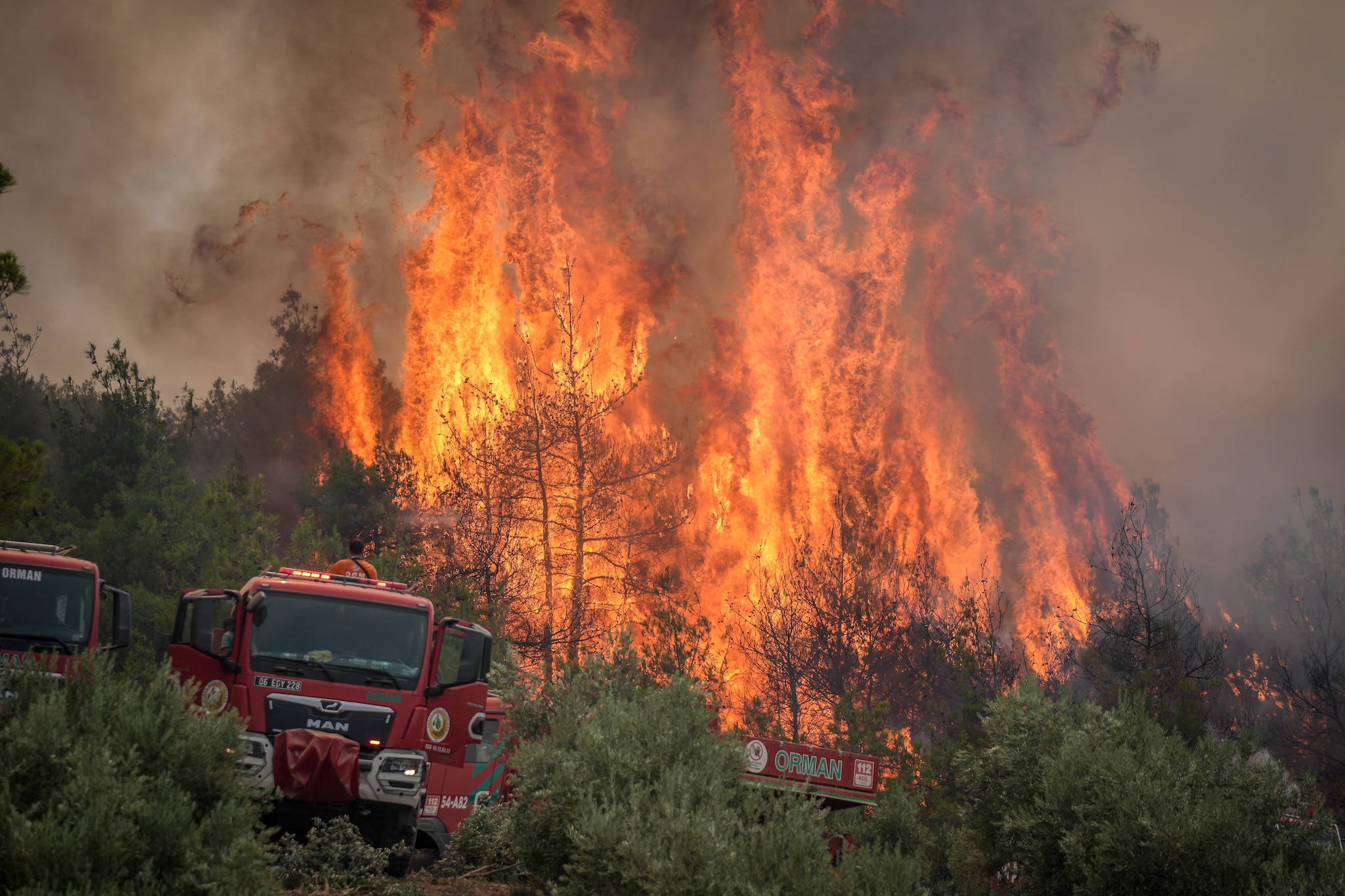 Dieci operai e soccorritori morti mentre tentano di spegnere un incendio boschivo in Turchia