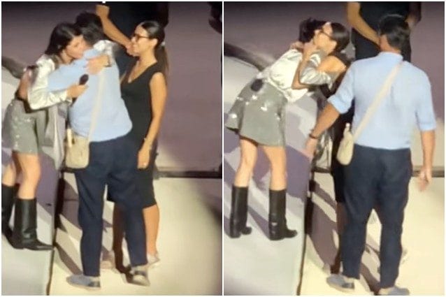 "Bello l'anello", Giorgia benedice due promessi sposi al concerto, ma non si accorge di un'altra proposta