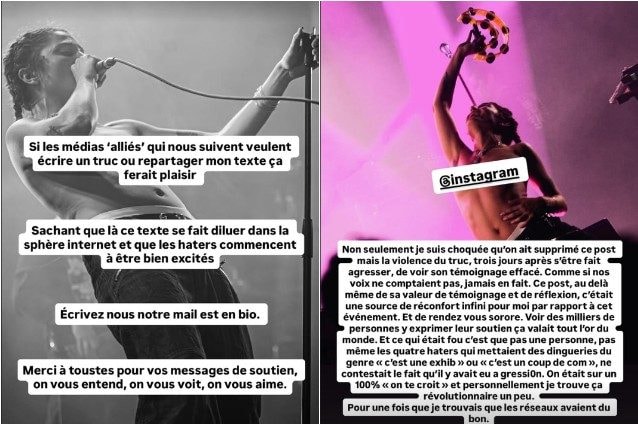 I post della band su Instagram