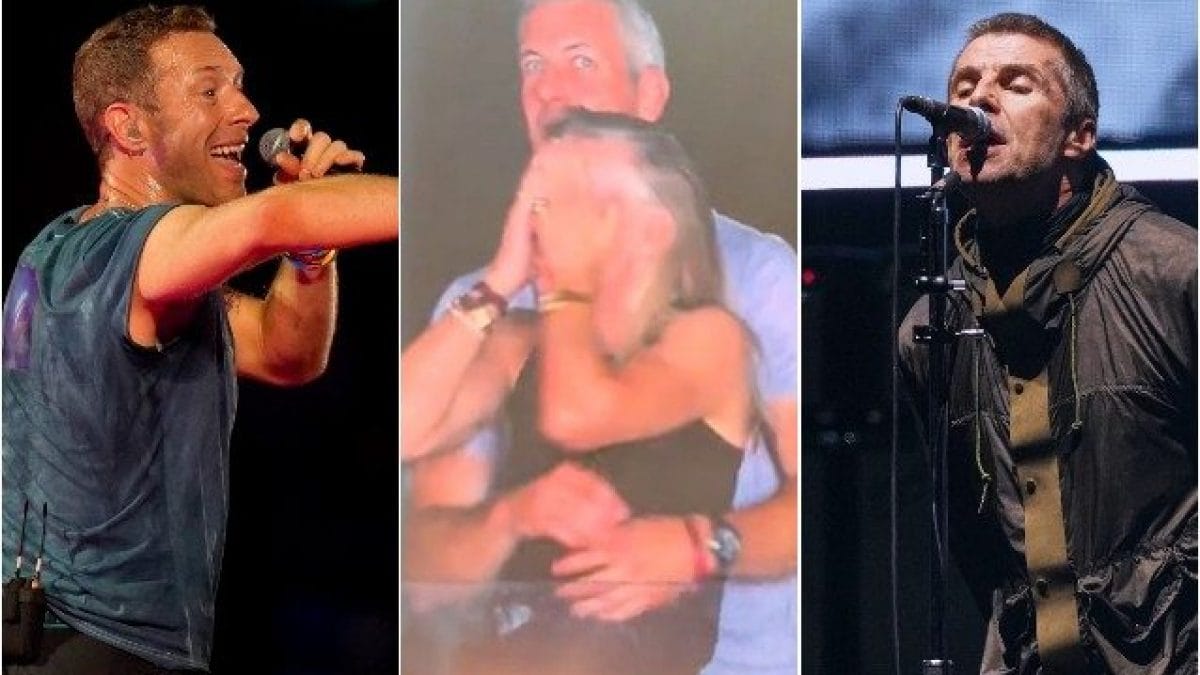 Chris Martin, la coppia beccata al concerto dei Coldplay e Liam Gallagher