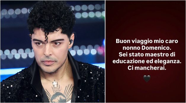 Lutto per Stash dei The Kolors, morto il nonno Domenico mentre sono in tour: "Sei stato un maestro di educazione"
