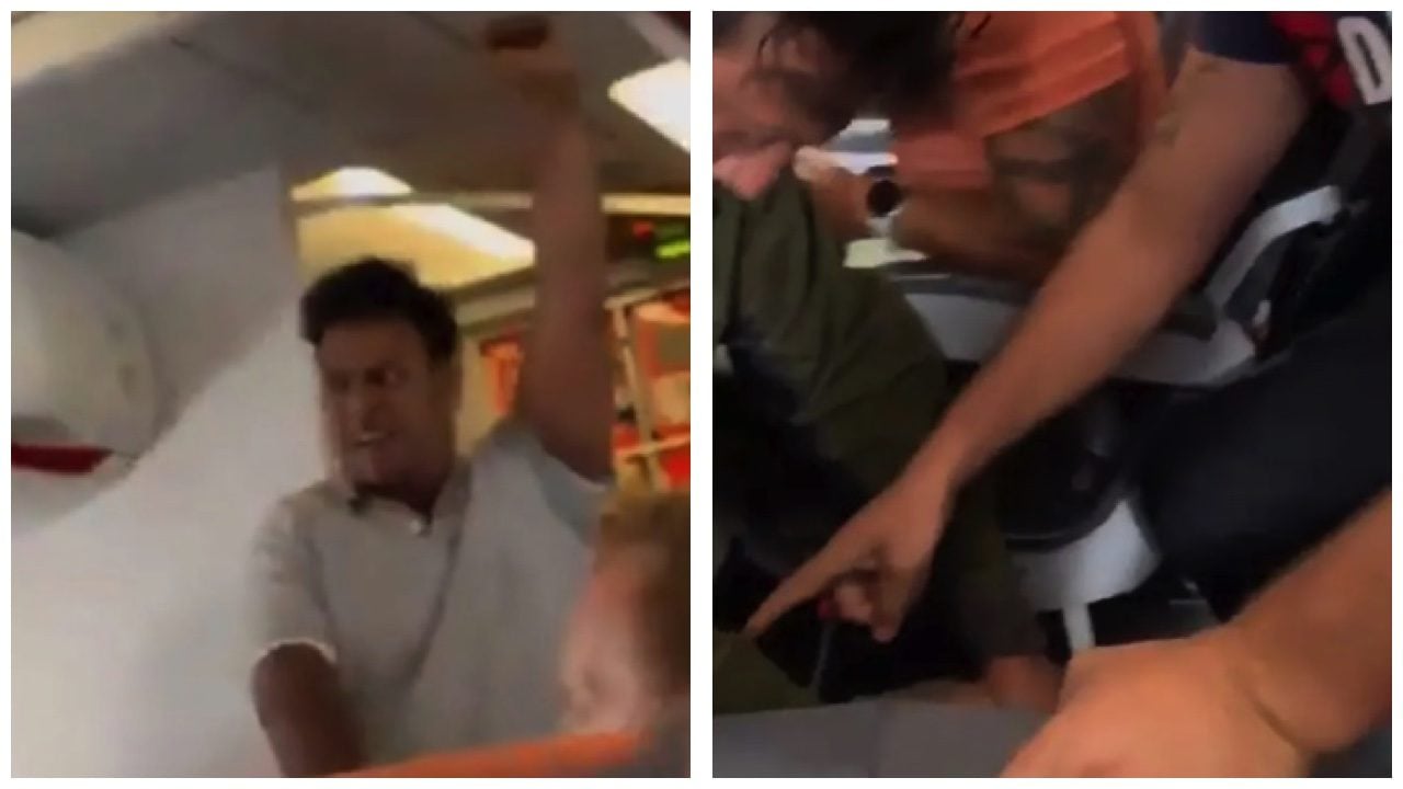 “Morte a Trump, ho una bomba”, caos su volo EasyJet ma i passeggeri si alzano e lo bloccano: il video