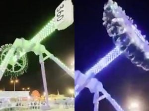 Giostra si rompe e crolla in un parco divertimenti, almeno 23 feriti in Arabia Saudita: il video