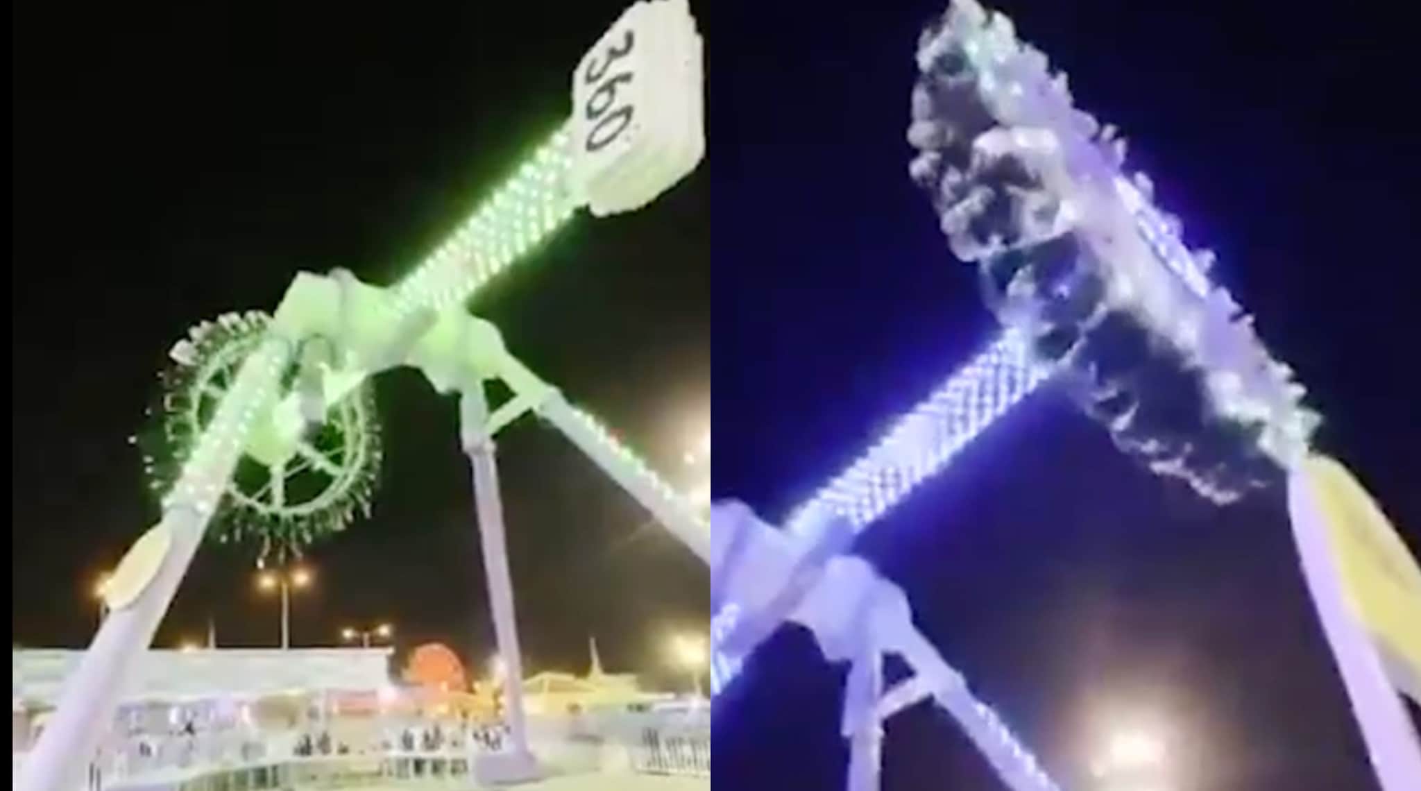 Giostra si rompe e crolla in un parco divertimenti, almeno 23 feriti in Arabia Saudita: il video