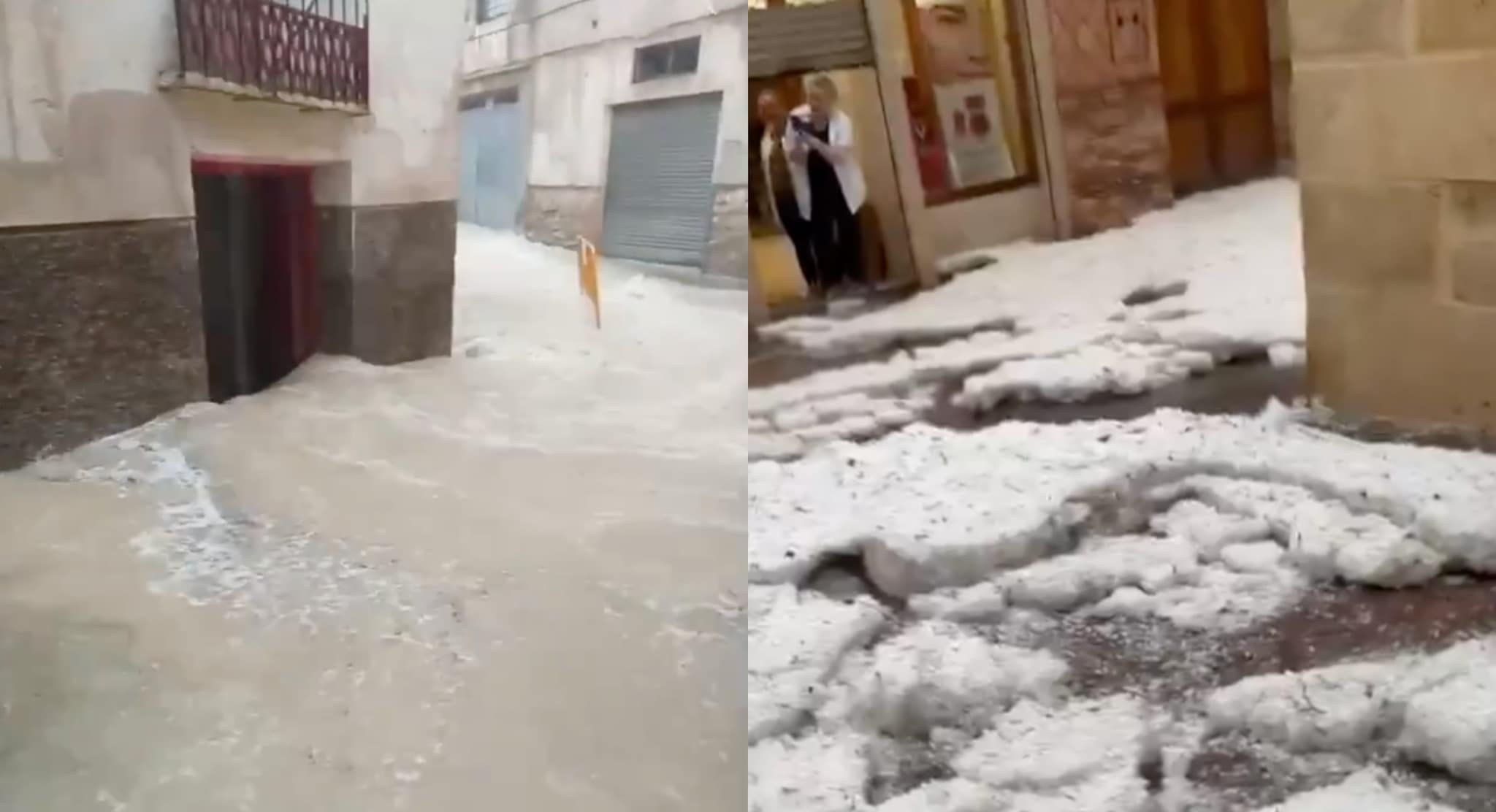 Le immagini del maltempo intenso che ha colpito la regione di Murcia, in Spagna.