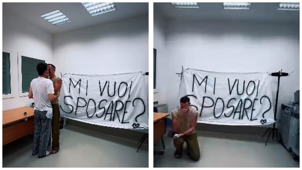 “L’amore non ha bisogno di condizioni perfette”, la proposta di nozze di Lorenzo a Tommaso in ospedale