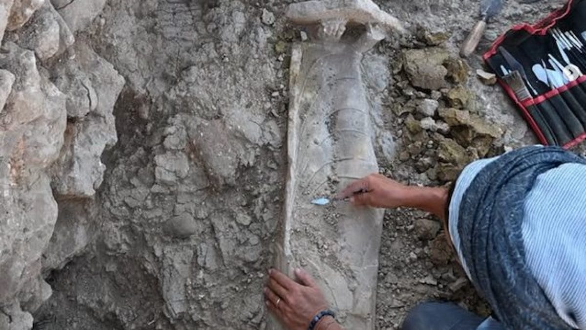 Il reperto archeologico trovato a Mozia