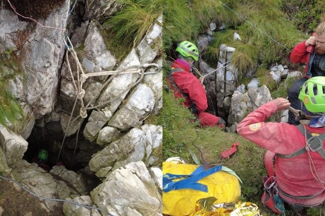 Lo speleologo Marco Massola estratto dalla grotta dopo 24 ore, ha trauma cranico: "Esplosivo per raggiungerlo"