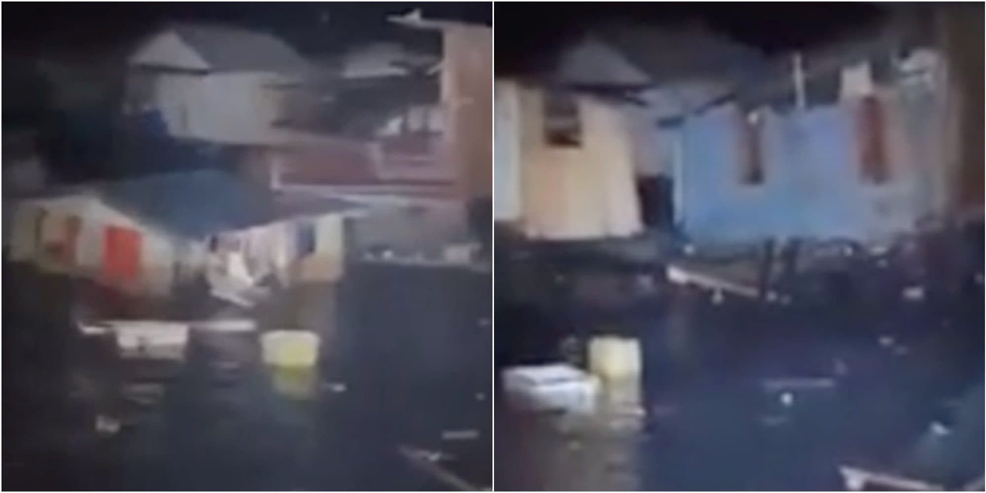 Una violenta tempesta travolge le Filippine, 6 morti: il video delle case che sprofondano nell'acqua