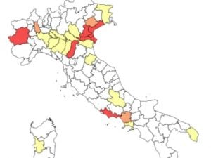 West Nile in Italia, la mappa dei contagi: l&#8217;elenco delle province più colpite